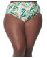 ფოტო #1 პროდუქტის Plus Size High Leg Daphne Swim Bottoms