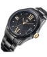 Men's Bond Diamond (1/10 ct.t.w.) Black Ion-Plated Stainless Steel Watch