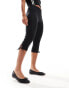 Фото #1 товара Cotton On bella capri pants with bow deail in black