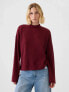 Фото #1 товара Oversized Mockneck Waffle T-Shirt