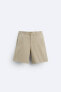 TEXTURED CHINO BERMUDA SHORTS