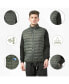 ფოტო #2 პროდუქტის Men's Down Alternative Vest Jacket Lightweight Packable Puffer Vest