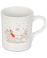 Фото #1 товара Noel Collection 14-Oz. Stoneware Santa Sleigh Coffee Mug