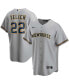 ფოტო #1 პროდუქტის Men's Christian Yelich Gray Milwaukee Brewers Alternate Replica Player Jersey