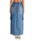ფოტო #2 პროდუქტის Women's Benson Slit-Front Patch-Pocket Cotton Skirt