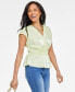 Фото #1 товара Women's Short-Sleeve Blouse, Created for Macy's