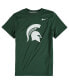ფოტო #1 პროდუქტის Big Boys and Girls Hunter Green Michigan State Spartans Logo Legend Performance T-shirt