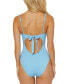 Women's V-Wire Color Code One-Piece Swimsuit