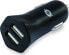 Фото #1 товара Зарядное устройство автомобильное Conceptronic 2x USB-A 2.4 A (CARDEN03B)