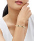 Фото #2 товара High Polished Tube Hinge Bangle Bracelet in 18k Gold-Plated Sterling Silver