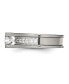 ფოტო #3 პროდუქტის Titanium with Sterling Silver Accent Polished with CZ Ring