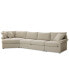 Фото #1 товара Wrenley 166" 3-Pc. Fabric Cuddler Chaise Sectional Sofa, Created for Macy's