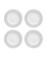 Amanda Embossed Salad Plates, Set of 4