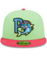 Фото #2 товара Men's Green Pensacola Blue Wahoos Theme Nights Pensacola Mullets Alternate 2 59FIFTY Fitted Hat