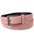 Фото #7 товара Men's Faux-Suede Belt, Created for Macy's