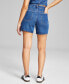 Фото #4 товара Women's High Rise Denim Shorts, Created for Macy's