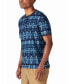 ფოტო #3 პროდუქტის Men's Jersey Aztec Print Short Sleeve Henley T-shirt