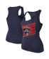 Фото #1 товара Women's Navy Florida Panthers 2024 Stanley Cup Champions Tri-Blend Racerback Tank Top