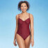 Фото #1 товара Women's Shirred Balconette Underwire One Piece Swimsuit - Shade & Shore