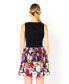 ფოტო #5 პროდუქტის Women's Square Neck Floral Embroidered Mini Dress