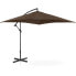 Фото #5 товара Parasol ogrodowy na wysięgniku kwadratowy 250 x 250 cm brązowy