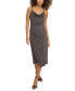 ფოტო #5 პროდუქტის Women's Cowlneck Sleeveless Bodycon Slip Dress