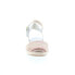 Фото #3 товара David Tate Juno Womens Beige Canvas Hook & Loop Strap Flats Shoes