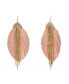 Fabric Feather Earring
