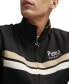 ფოტო #3 პროდუქტის Men's Team Track Striped Stand-Collar Zip Jacket