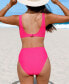 ფოტო #2 პროდუქტის Women's V Neck Back Hook Leopard Tape Bikini Sets