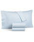 Фото #2 товара CLOSEOUT! Extra Deep Pocket 550 Thread Count Printed Cotton 4-Pc. Sheet Set, Queen, Created for Macy's