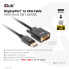 Club 3D DisplayPort to VGA Cable M/M - 2 m - DisplayPort - VGA (D-Sub) - Male - Male - Straight