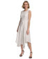 ფოტო #3 პროდუქტის Women's Striped Handkerchief-Hem Dress