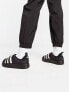 adidas Originals Puffylette in black with white detail