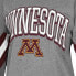 NCAA Minnesota Golden Gophers Women's Long Sleeve Striped Gray T-Shirt - M
