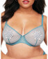 ფოტო #1 პროდუქტის Plus Size Alyshia Unlined Demi Bra