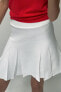 Фото #4 товара Трикотажная мини-юбка со складками ZARA