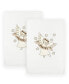 Фото #1 товара Christmas Angel Embroidered Luxury 100% Turkish Cotton Hand Towels, 2 Piece Set