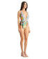 Фото #3 товара Women's Cutout Belted One Piece Swimsuit