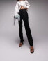 Фото #1 товара Topshop slim cigarette trouser in black