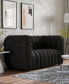 Фото #17 товара Lysander 63" Boucle Fabric Boho Loveseat