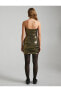 Фото #5 товара Вечернее платье Koton Straplez Mini с ярким драпированием
