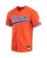 Фото #3 товара Men's Orange Clemson Tigers Replica Full-Button Baseball Jersey