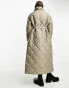 Фото #6 товара Vero Moda Petite quilted high neck maxi puffer coat in stone