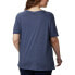 Фото #7 товара Columbia Women's Mount Rose Relaxed Tee Shirt, Nocturnal Heather/CSC Badge, 1X