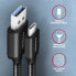 Фото #6 товара Кабель USB С - USB A AXAGON BUCM3-AM15AB 1.5 м Черный