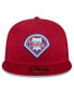 ფოტო #2 პროდუქტის Men's Red Philadelphia Phillies 2024 Clubhouse 59FIFTY Fitted Hat