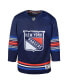 Big Boys Navy New York Rangers Alternate Premier Jersey