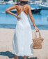 ფოტო #3 პროდუქტის Women's Rainbow Crochet V-Neck Cover-Up Beach Dress