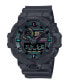 ფოტო #1 პროდუქტის Mens Analog Digital Black Resin Watch, 57.5mm, GA700MF-1A